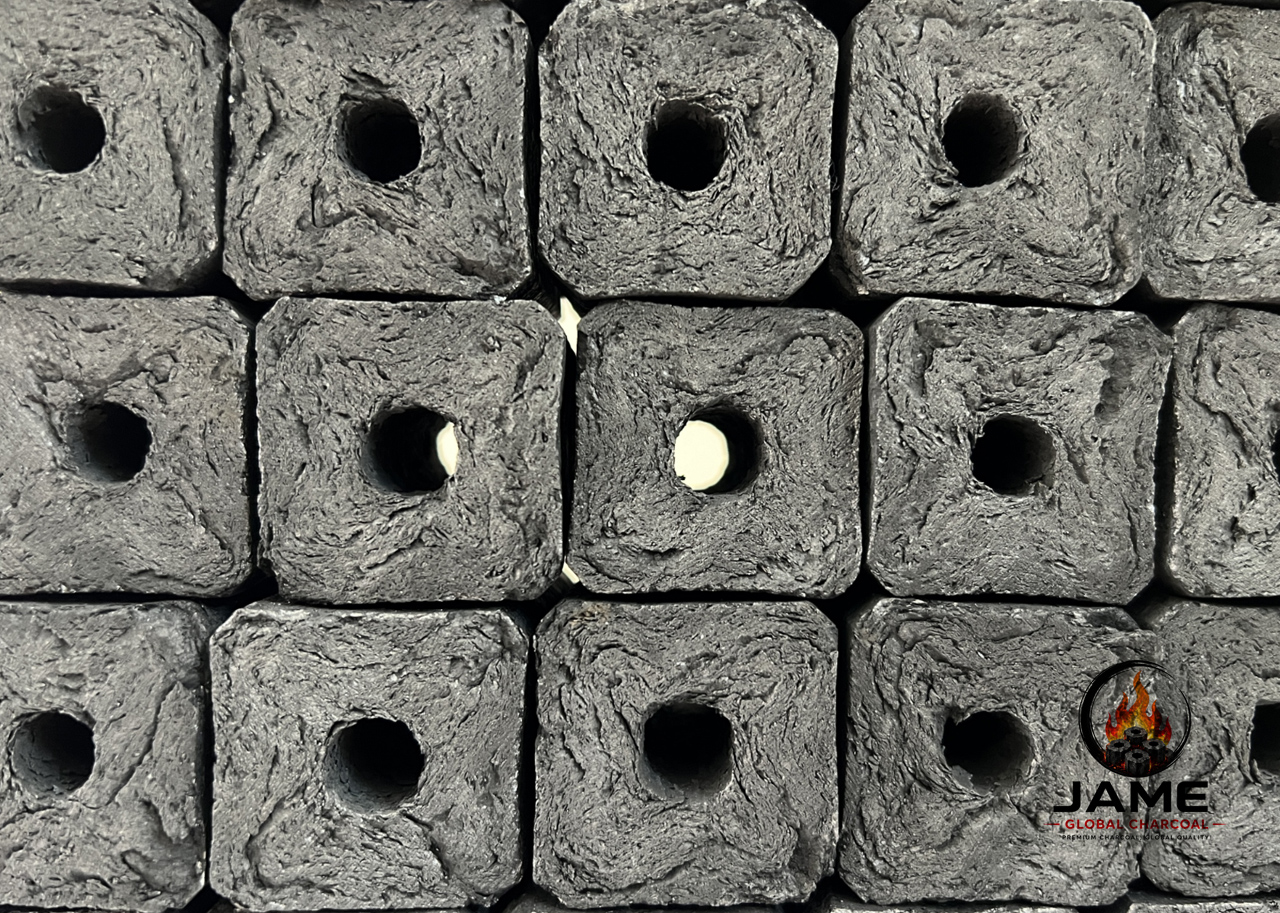 Square Sawdust Charcoal Briquettes